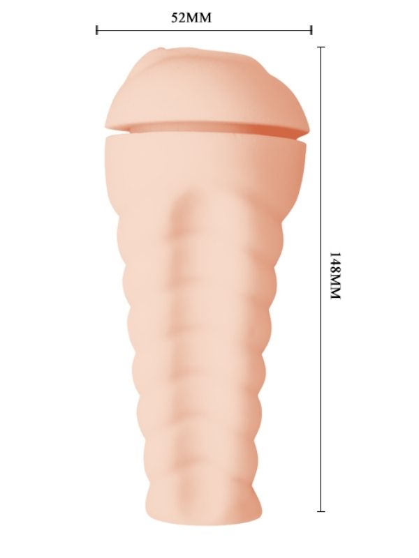 18,5 cm Gerçekçi Doku Realistik Suni Vajina Mastürbatör