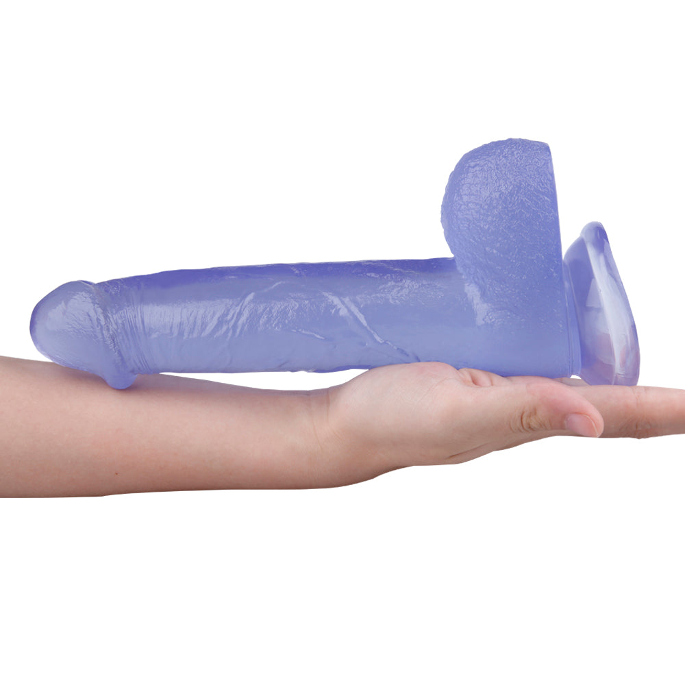 23CM Mor Renk Dildo Penis