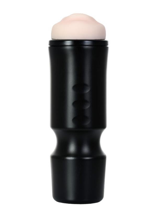 Ağız Oral Mastürbator TPE Siyah 24 cm