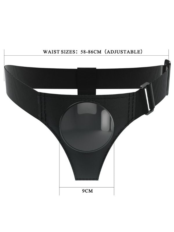 Babby Harness Briefs Vantuzlu Dildo Vibratör Uyumlu Belden Bağlamalı Kemer