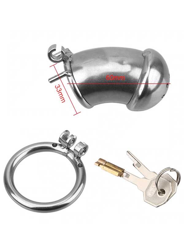 BDSM Paslanmaz Çelik Penis Kafesi ModelNo1