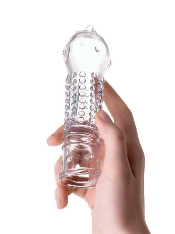 Boyn Penis Kılıfı TPR Şeffaf 14,7 cm