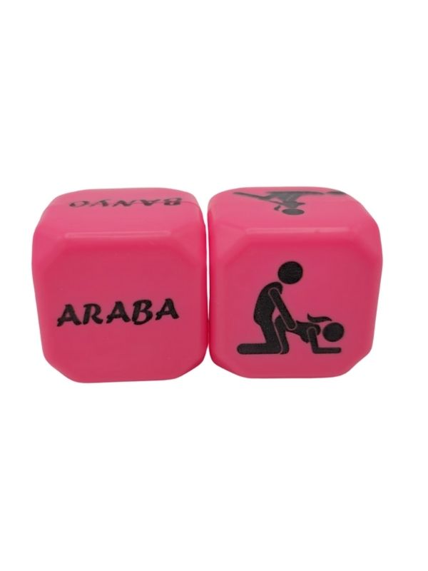 Büyük Renkli Pozizyon Zarı Pembe