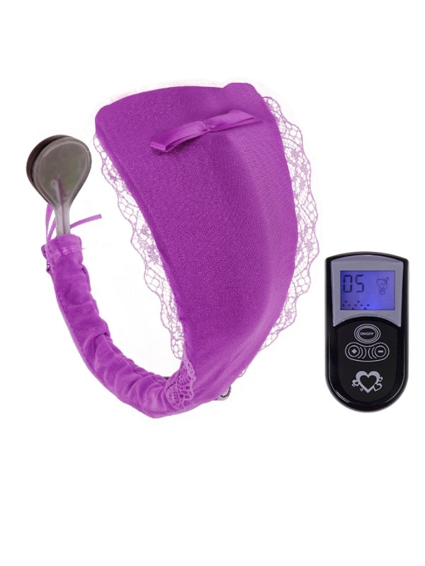 C-String İnvisible Secret Giyilebilir Kumandalı Vibratör Mor