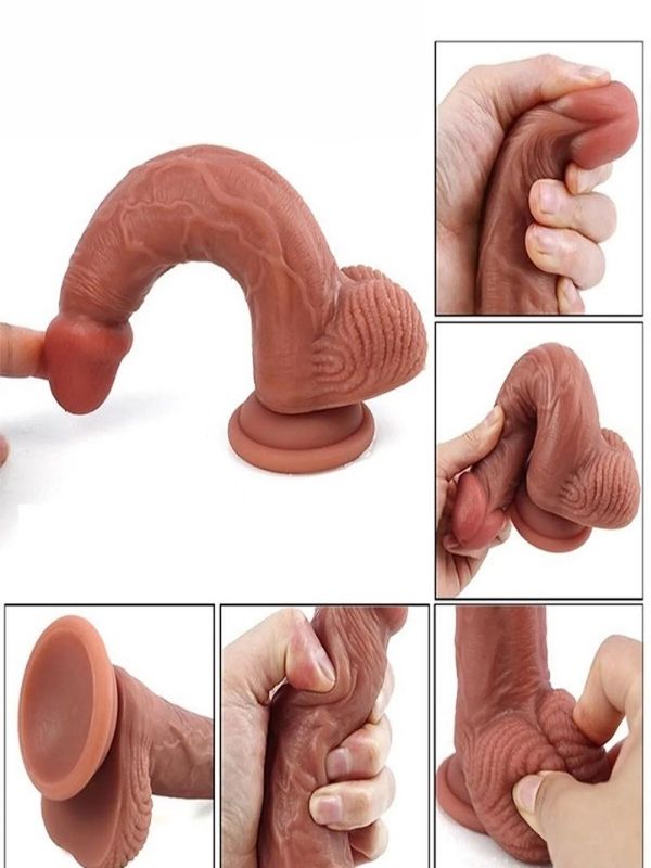 Çift Katmanlı Realistik Dildo