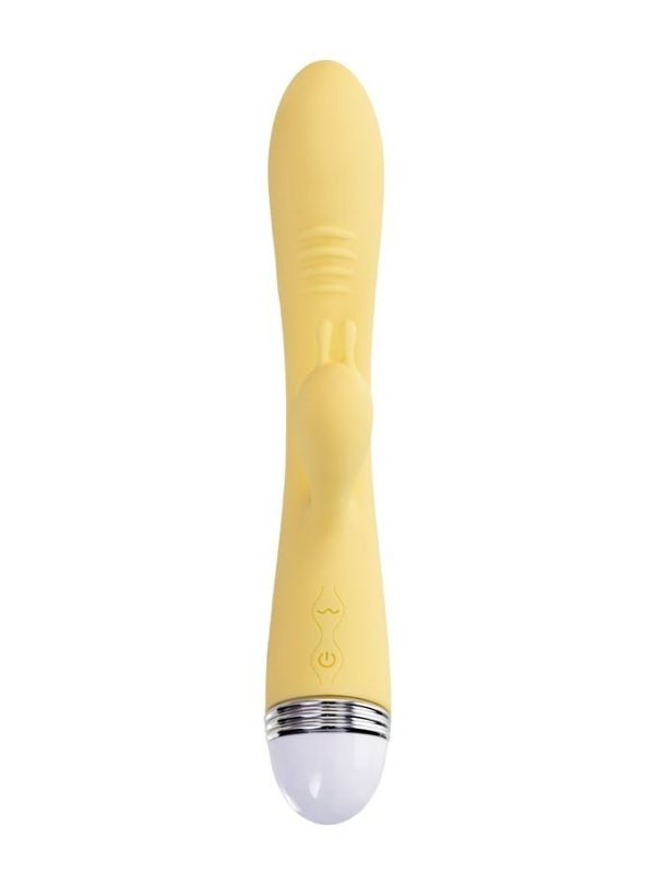 Flovetta Aster Klitoral Uyarıcı Vibratör Silikon Sarı 22 cm