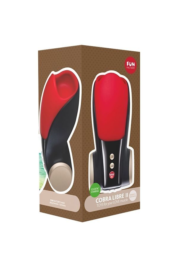 Fun Factory Cobra Libre Masturbatör - Kırmızı