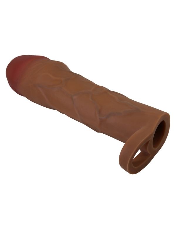 Hani Gerçek Hissiyatlı Uzatıcı Penis Kılıfı Brown