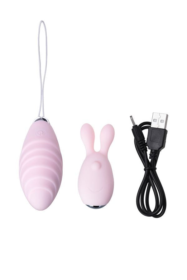 Jos Vita Titreşimli Vajınal Set Pembe 8,5 ve 8 cm Vibratör
