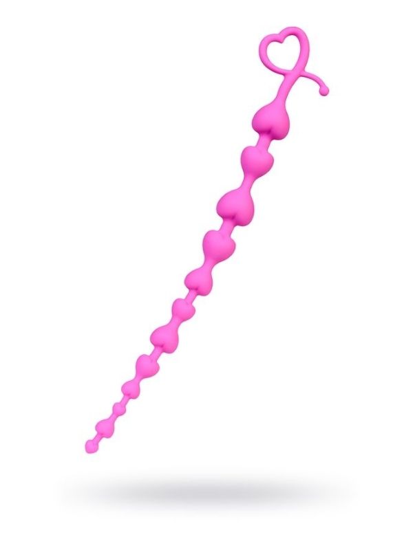 Long Sweety anal Zinciri silikon pembe 34 cm 2,7 cm