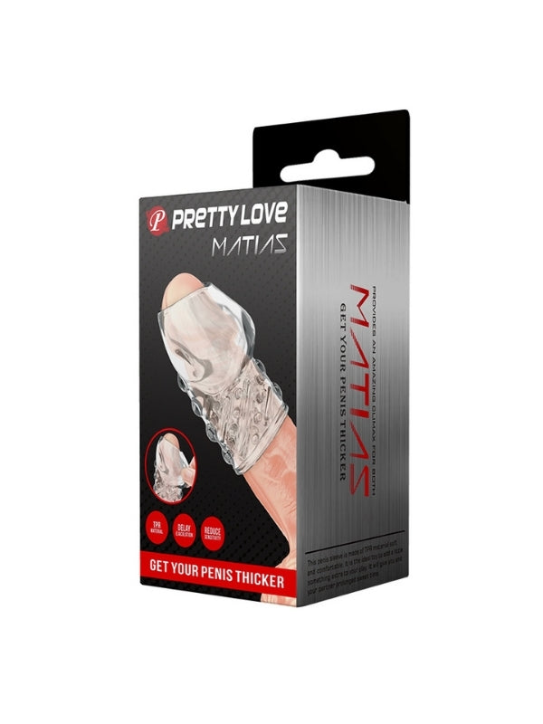 Matlas Boşalmayı Geciktirici ve Performans Artırıcı Penis Kılıfı Beyaz
