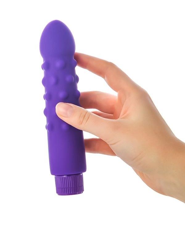 Mor Benekli Yapıda Vibratör 17 cm