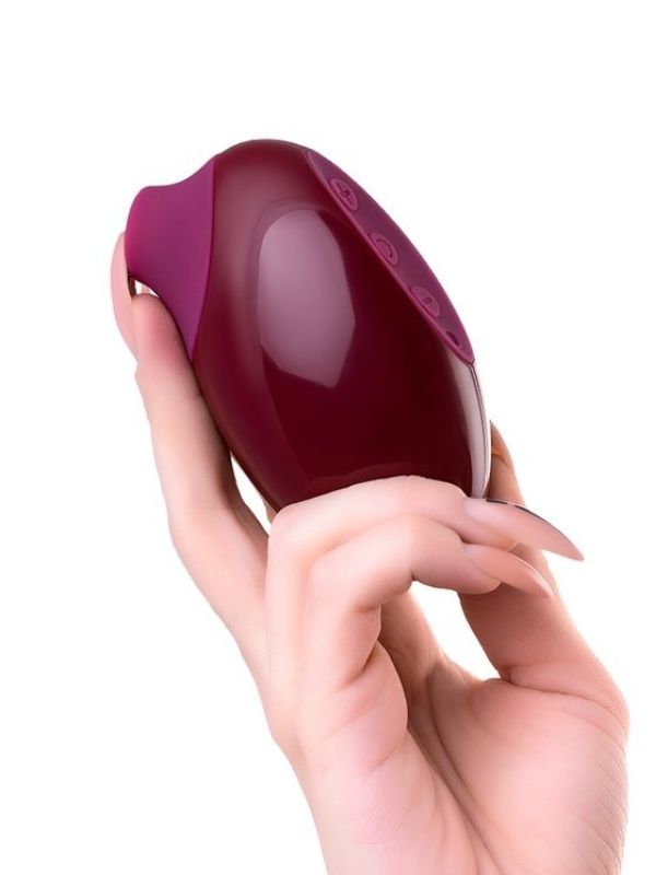 Myrty Vakum Mastürbatör Bordo 9,8 cm