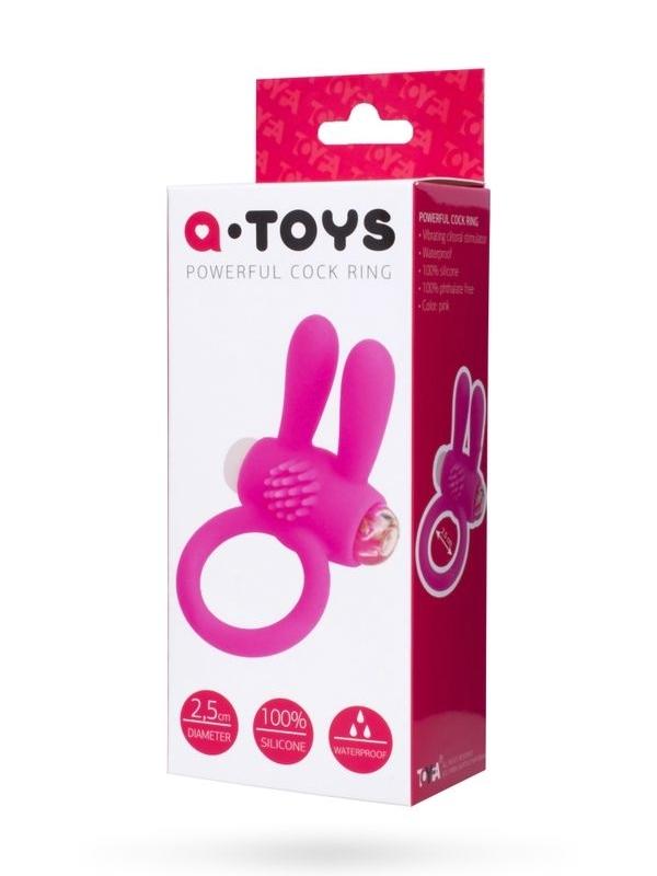 Rabbi Penis Halkası silikon pembe 2,5 cm