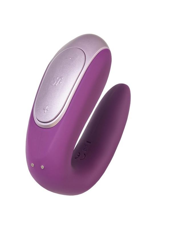 Satisfyer Double Fun Telefon Kontrollü ve Uzaktan Kumandalı Violet Vibratör