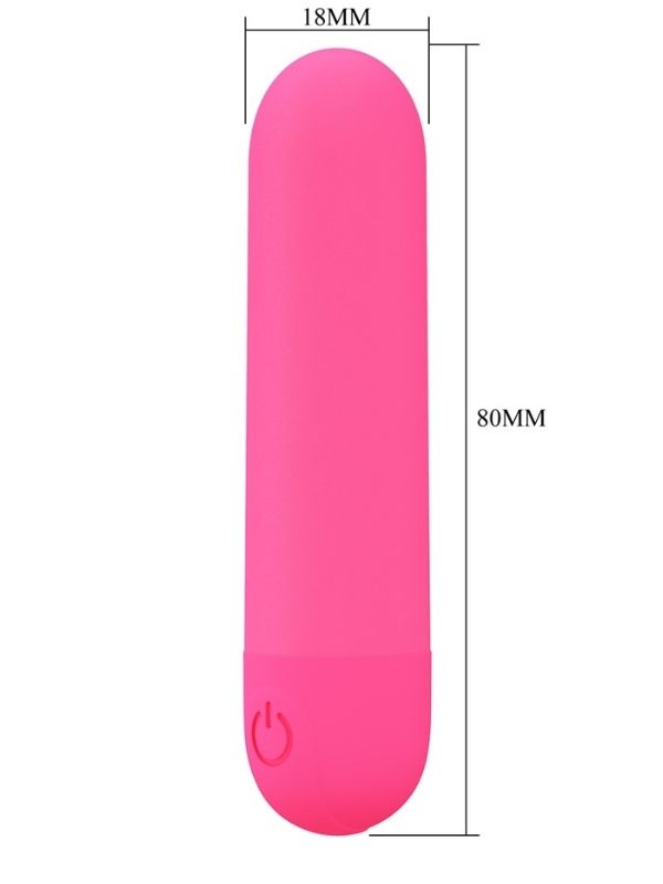 Stefan Mini Massager Bullet Vibratör Kırmızı