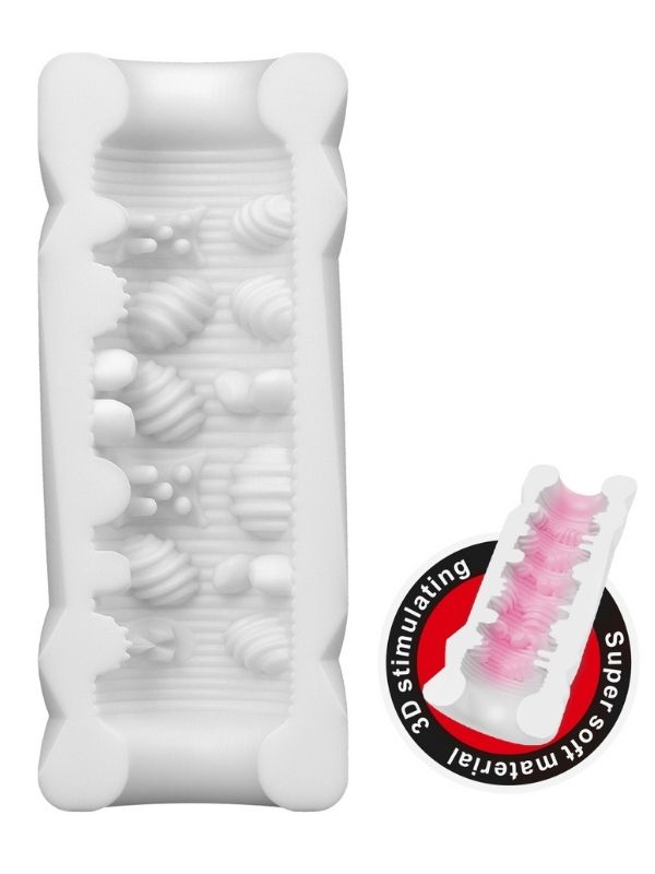 Super Soft Material 3d Stimulating Kiko Kola Kutusu Şeklinde Mastürbatör