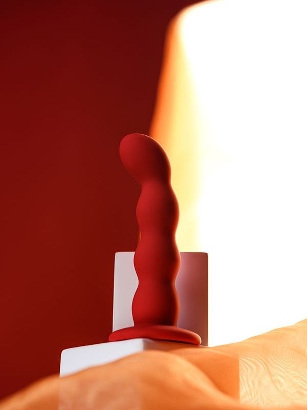 ToDo Favorite Anal Plug Silikon Kırmızı 13 cm 2,8 cm