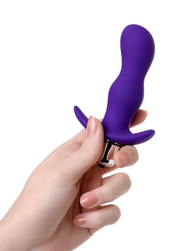 Vibro Anal Plug Mor 11,2 cm