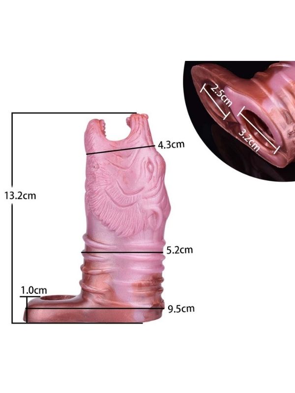 Yaratık Şeklinde Penis Kılıfı Model no: YC-2222