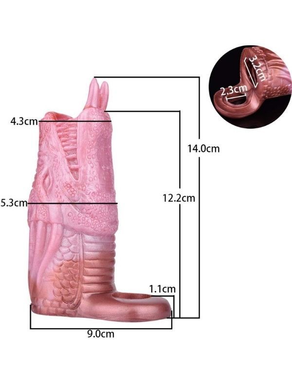 Yaratık Şeklinde Penis Kılıfı Model no: YC-2223