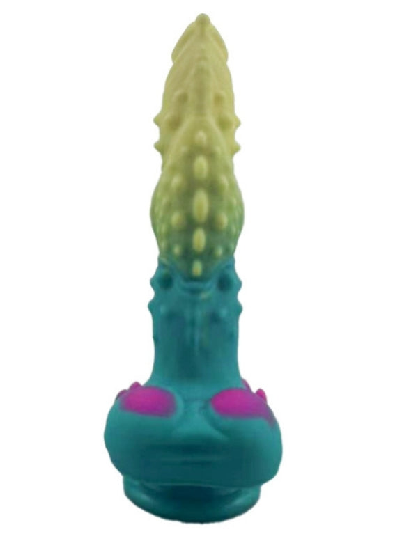Yeşil Mavi Canavar Dildo Model 2