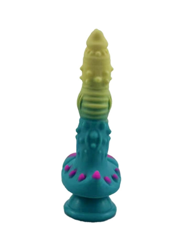Yeşil Mavi Canavar Dildo Model 2
