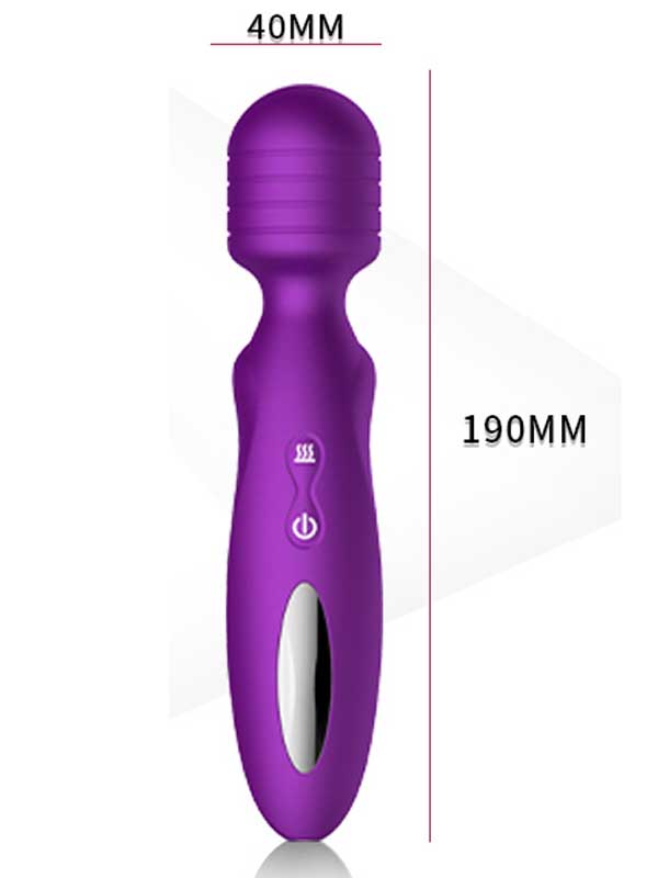 Xuanai Isıtmalı Şarjlı Wand Vibratör - Mor