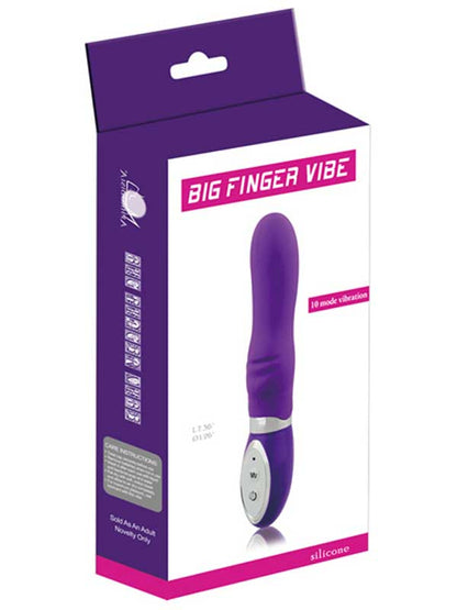 Big Finger 10 Hızlı Silikon Vibratör