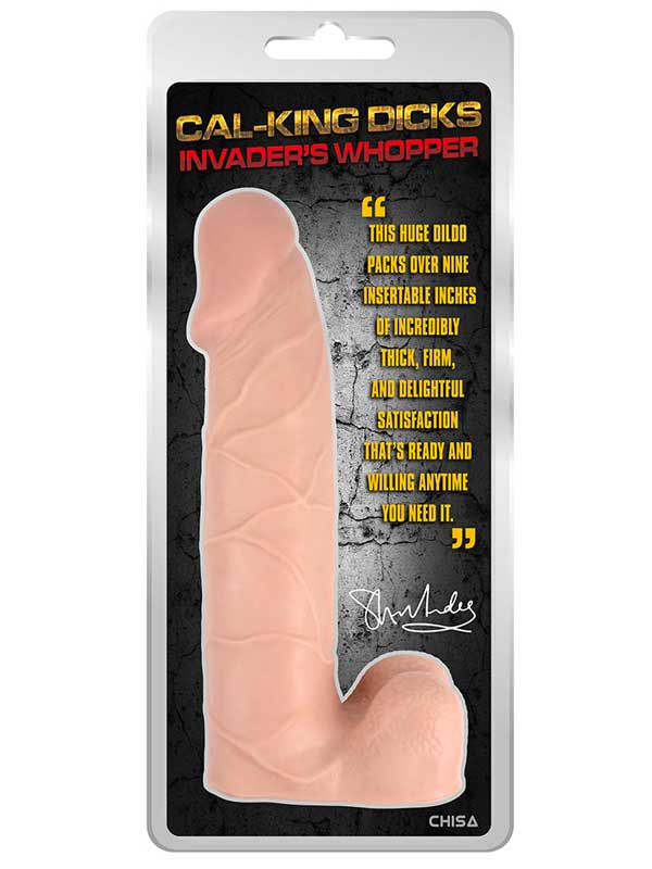 Cal-King Dicks Invader&apos;s Whopper Büyük Dildo - 36.2cm Ten