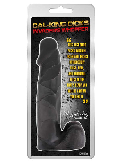 Cal-King Dicks Invader&apos;s Whopper Büyük Dildo - 36.2cm Zenci