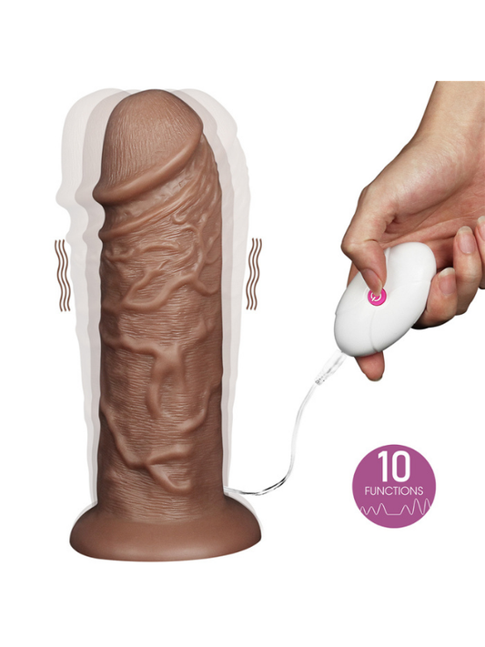 10.5&apos;&apos; Realistic Chubby Vibrating Dildo