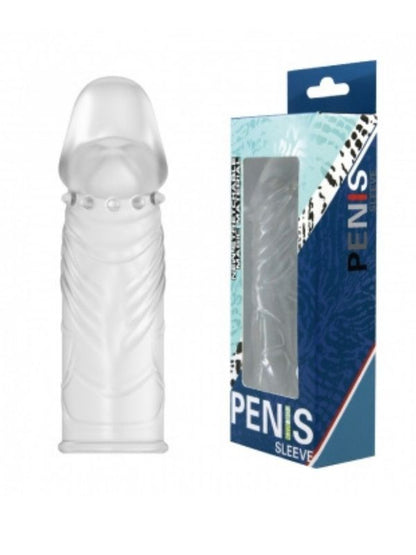 14cm Saydam 2,5cm Dolgulu Penis Kılıfı