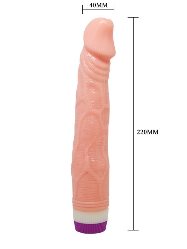 22cm Titreşimli Realistik Vibratör Penis