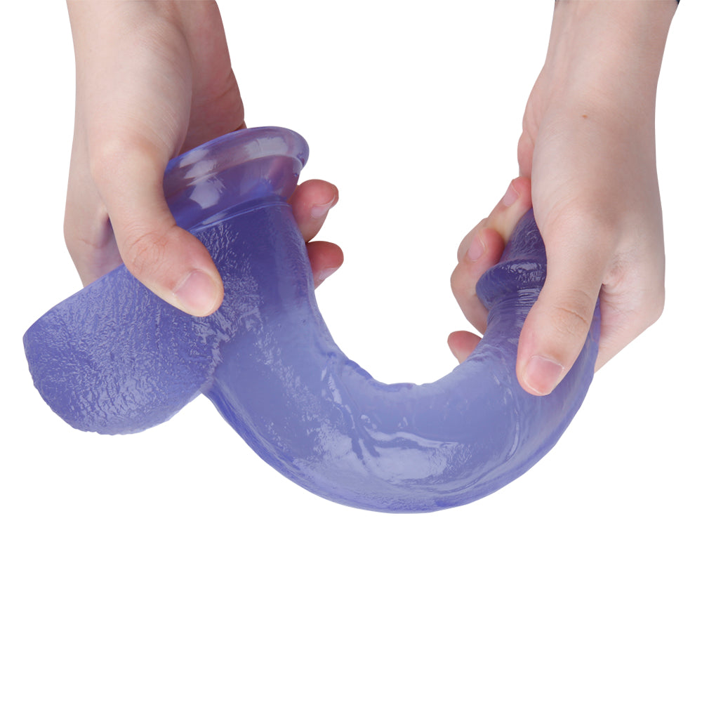 23CM Mor Renk Dildo Penis