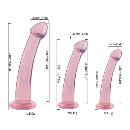 3&apos;lü Yumuşak Dokuda Anal Jel Dildo Set