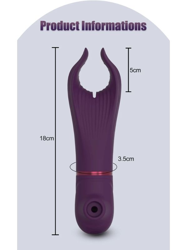 3&apos;u 1 Arada Güçlü Meme, Vajina, Klitoris Stimülatörü, Çiftler için Vibratör