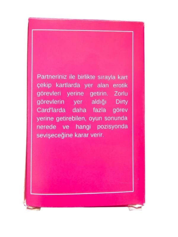 50 Parça Erotik Görev Kartları – Çiftler İçin Özel Oyun Seti