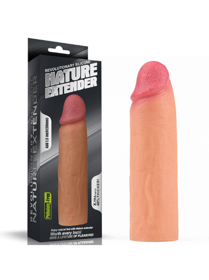 Add 1.5 İnç Revolutionary Silicone Nature Extender Penis Kılıfı