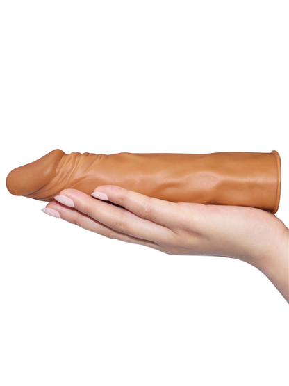 Add 2&quot; Pleasure X Tender Penis Sleeve Brown