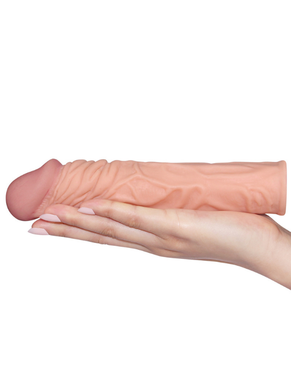 Add 2&quot; Pleasure X Tender Penis Sleeve Flesh