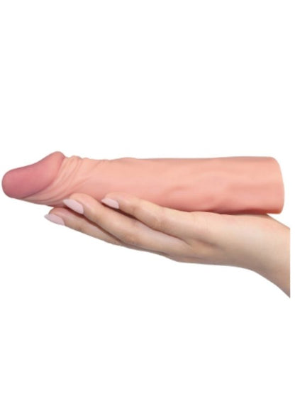 Add 2&quot; Pleasure X Tender Penis Sleeve Flesh