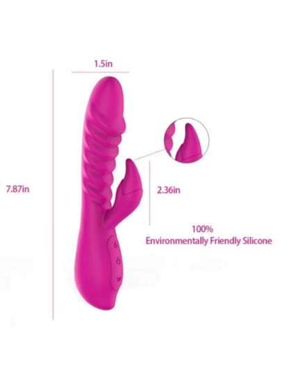 Alica Vibrating Rod Isıtmalı Pembe Vibratör