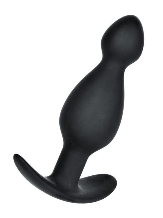 Anal Plug boyut M silikon siyah 11,5 cm