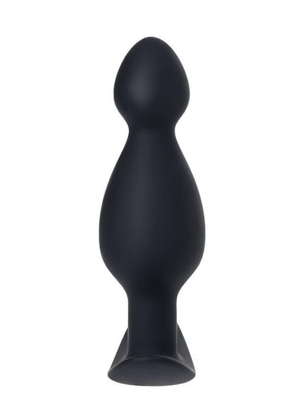 Anal Plug boyut M silikon siyah 11,5 cm