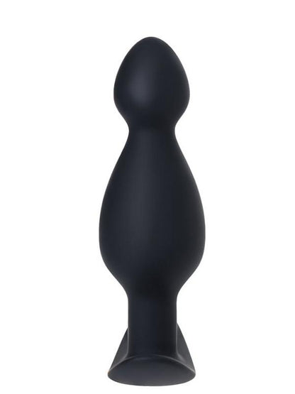 Anal Plug boyut M silikon siyah 11,5 cm