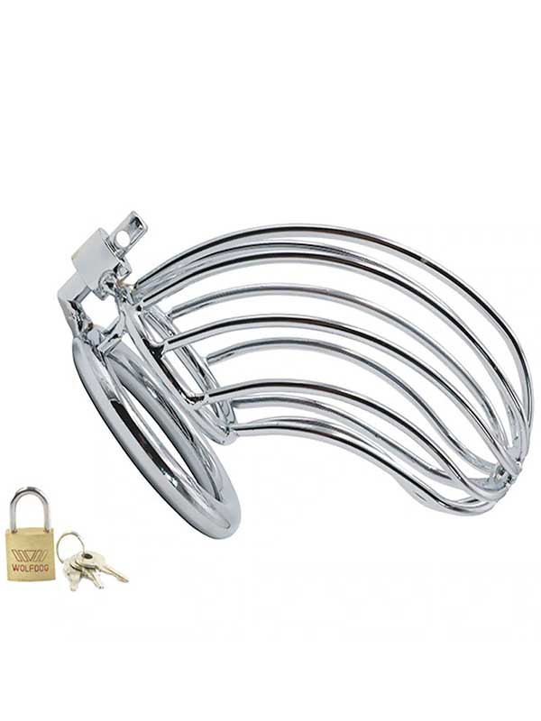 BDSM Paslanmaz Çelik Penis Kafesi ModelNo2