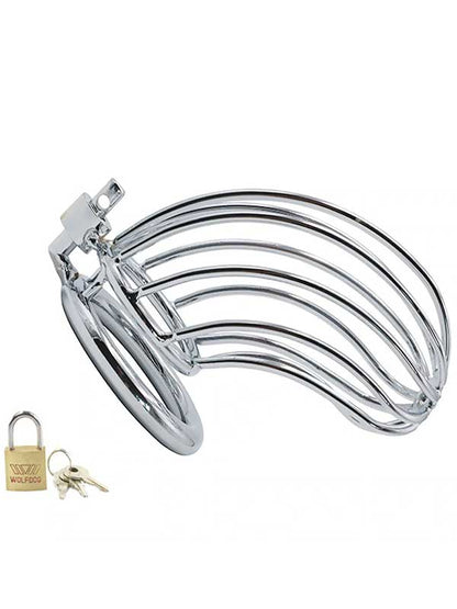 BDSM Paslanmaz Çelik Penis Kafesi ModelNo2