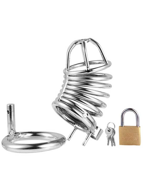 BDSM Paslanmaz Çelik Penis Kafesi ModelNo3