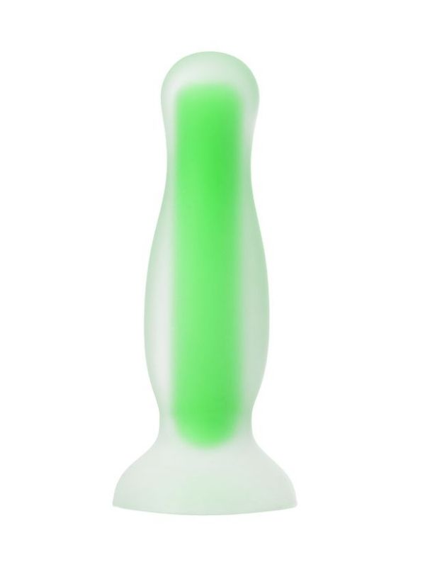 Beyond Victor Glow Karanlıkta Parlayan Anal Plug Silikon Şeffaf 10 cm